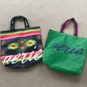 Aerie reusable Shopping Bags / Totes (Total of 2)
